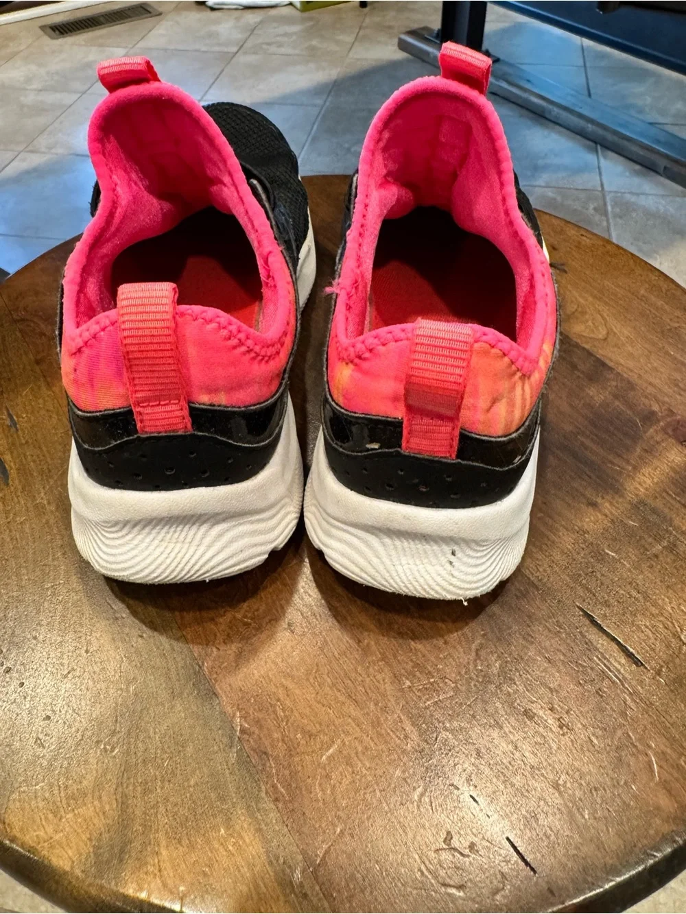 Under Armour Kids Black & Hot Pink Slip-On Sneakers